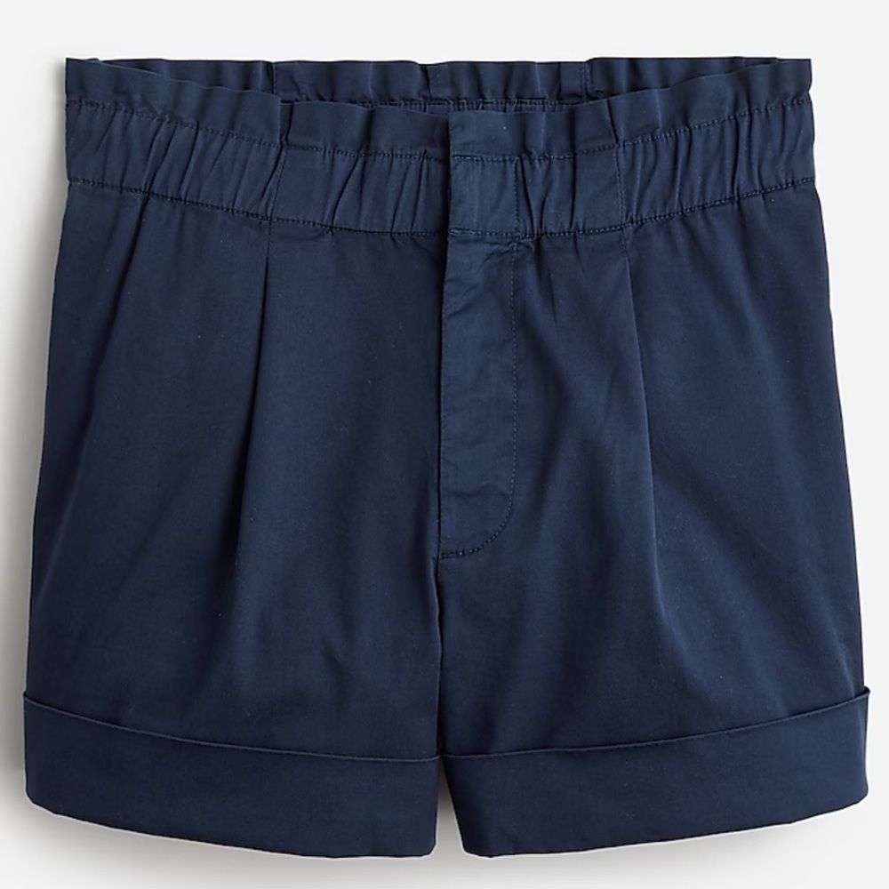J.Crew High-rise paper-bag short in lightweight chino Size 00
